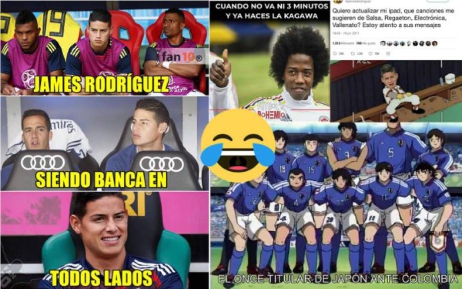 Colombia arrancó el Mundial de Rusia 2018 perdiendo contra Japón y los memes no perdonan a los colombianos.