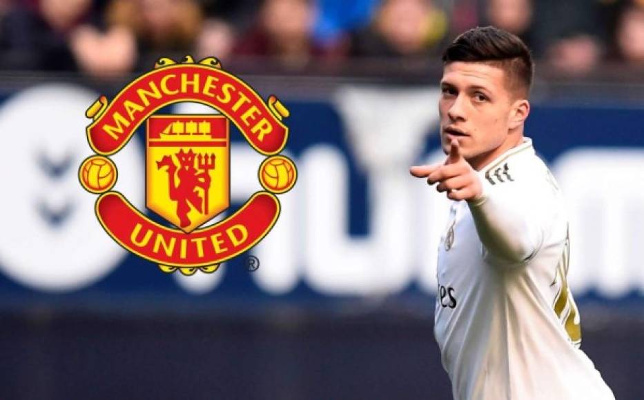 El Manchester United es el principal interesado en hacerse con los servicios de Luka Jovic para la actual temporada y tendría una preparada un oferta de cesión con opción a compra al finalizar la misma. La intención sería reforzar el ataque. El otro nombre que suena es Cavani.