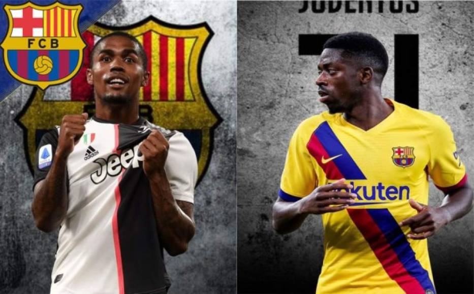 Según informa Tuttosport, Juventus y Barcelona tendrían un acuerdo para intercambiarse en forma de cesión a Douglas Costa (30 años) y Ousmane Dembélé (23 años). Ambos clubes se intercambiarán los jugadores en el caso de que no consigan sacar dinero por ellos antes de que acabe el mercado de fichajes. De esta manera, el brasileño se mudará al Camp Nou y el francés hará maletas para viajar a Turín.