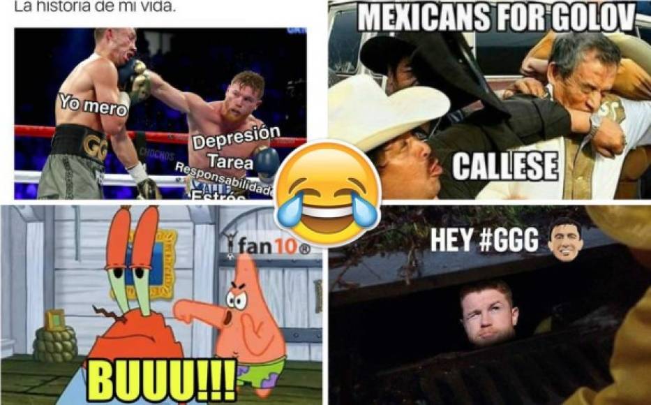 La pelea entre Saúl 'Canelo' Álvarez y Gennady Golovkin se vivió también con mucho humor en redes sociales y no pudieron faltar los tradicionales memes.