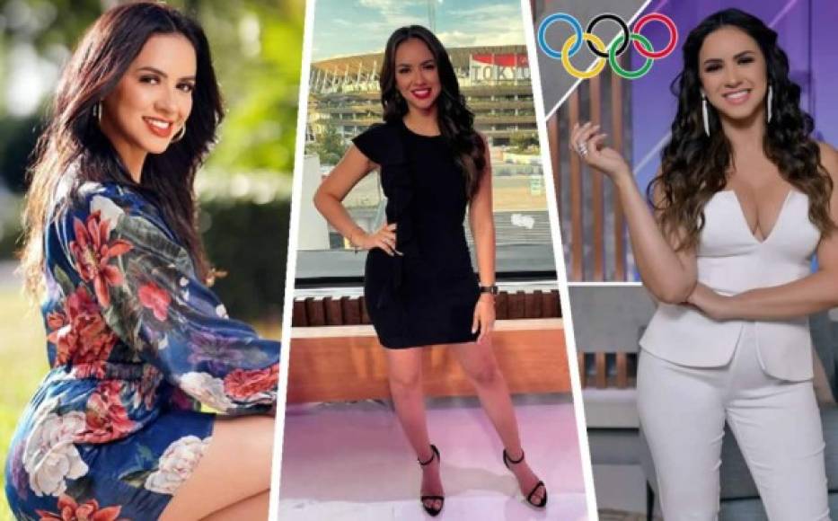 Ana Flores Jurka es una hermosa presentadora hondureña que trabaja para Telemundo y se encuentra en Tokio dardo cobertura a los Juegos Olímpicos 2021.