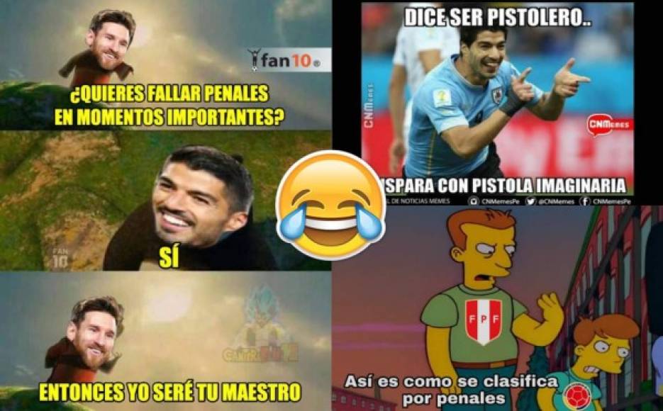 Los divertidos memes que dejó la eliminación de Uruguay contra Perú en los cuartos de final de la Copa América con Luis Suárez como protagonista.