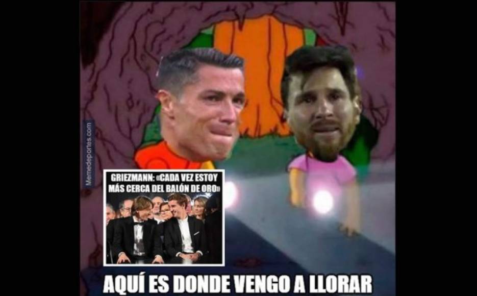 Los mejores memes que dejó la entrega del Balón de Oro a Modric. Burlas a Cristiano Ronaldo, Messi, Griezmann y Neymar. También a Mbappé.