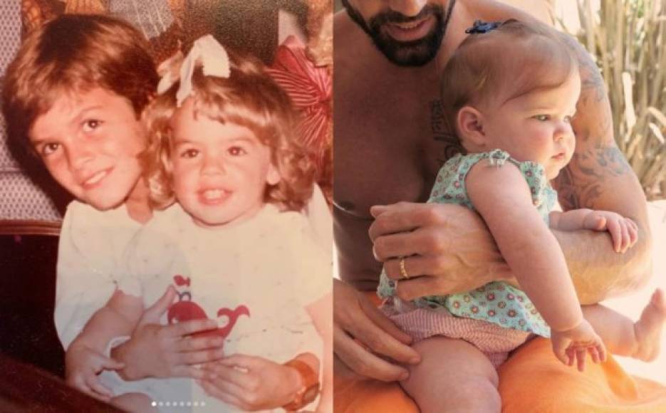 Y es que tanto medios de comunicación como los fanáticos del artista han comparado el físico de la modelo Eglantina Zigg cuando era una niña (Foto izquierda) con el de la pequeña Lucia, quedando asombrados por el enorme parecido.