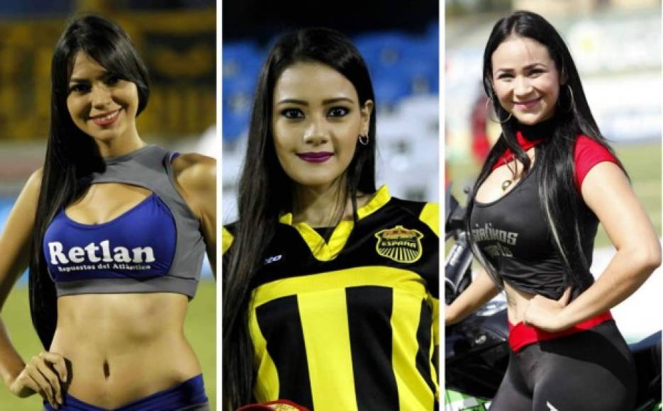 Bellas chicas engalanaron la segunda jornada del Torneo Apertura 2016-2017 de la Liga Nacional del fútbol hondureño. Mira las imágenes.