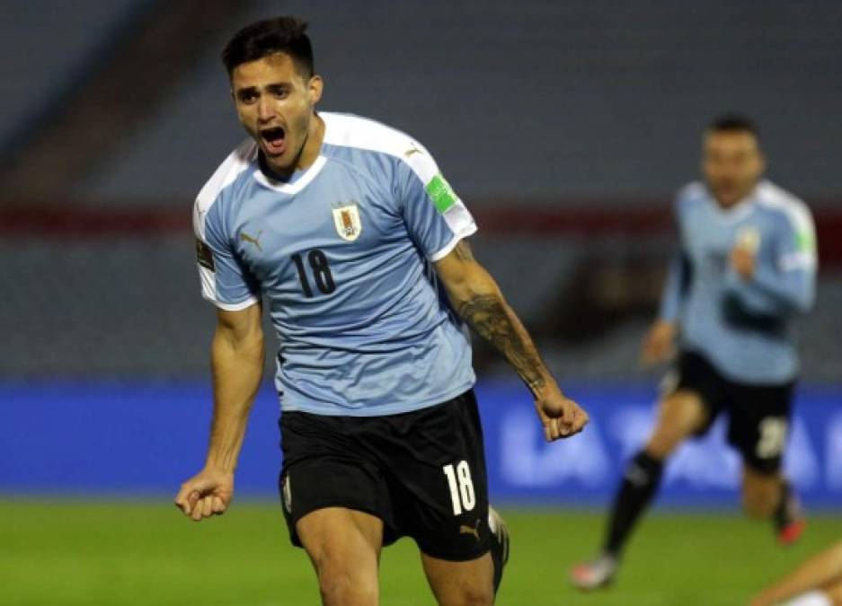 Maxi Gómez le dio la victoria a Uruguay y así ha gritado su gol.