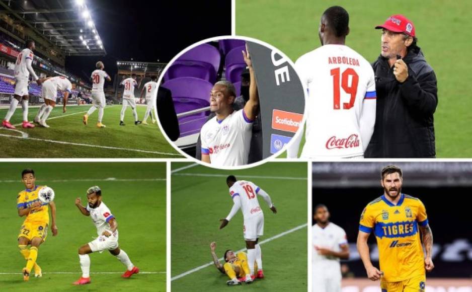 Las imágenes del partido entre Tigres y Olimpia que terminó con marcador de 3-0 a favor de los mexicanos en las semifinales de la Liga de Campeones de la Concacaf.