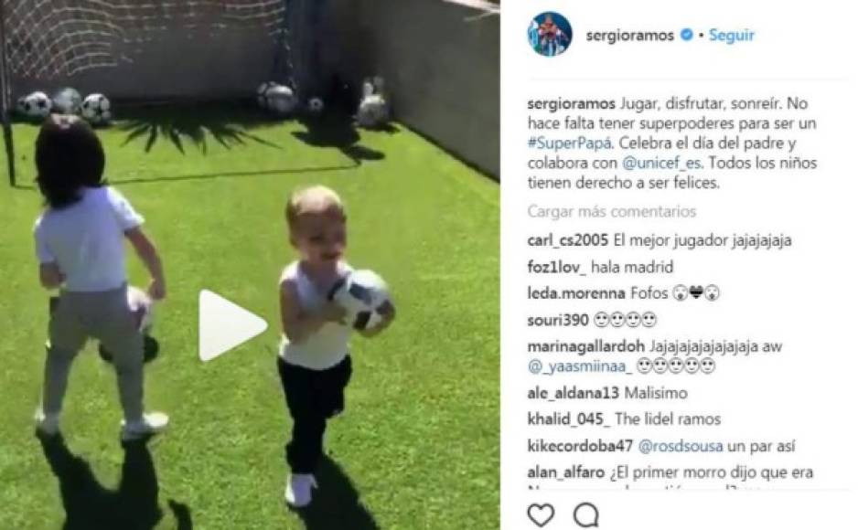 Sergio Ramos: El defensor del Real Madrid compartió un video en Instagram en donde muestra la manera que se divierte en esta fecha.