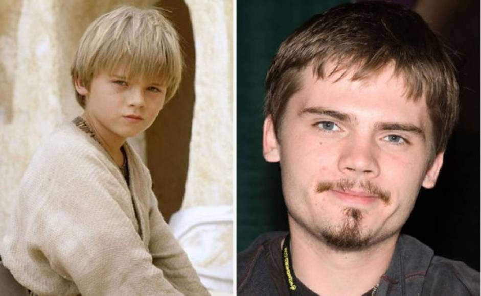Jake Lloyd como el joven Anakin Skywalker, 1999 y 2015.