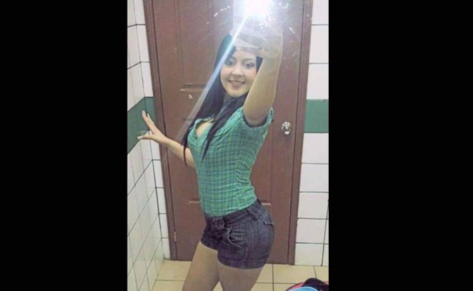 La modelo Keren Galeas era estudiante del segundo año de bachillerato en ciencias y letras.