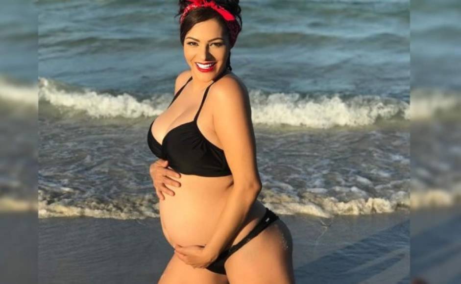 La famosa hondureña compartió como va avanzado su embarazo ahora en su segundo trimestre.