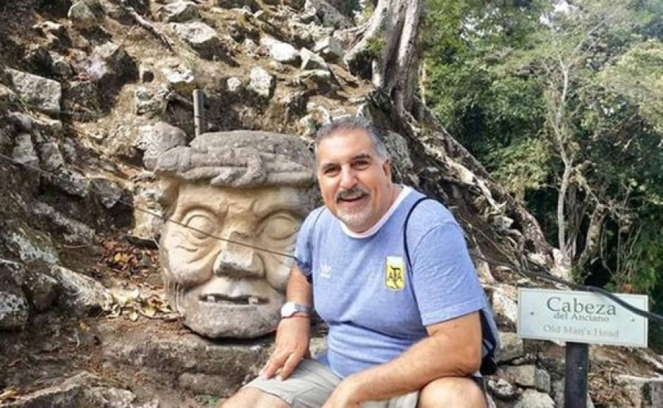 Fernando Fiore en Copán Ruinas