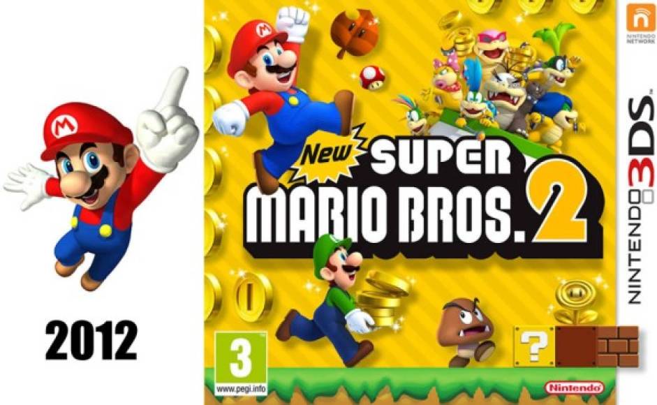 Más avances tecnológicos de Nintendo, el mismo Mario con sus frases de Oki Doki, pero mejores aventuras. En 2012 se lanzó New Super Mario Bros. 2 para Nintendo 3DS.