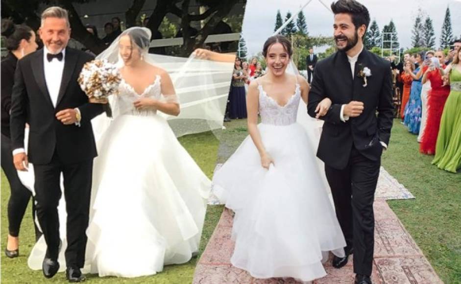La benjamina de cantante Ricardo Montaner, Evaluna, se casó este fin de semana con el cantante colombiano Camilo Echeverry, intérprete de éxito como 'Tutu'.<br/>