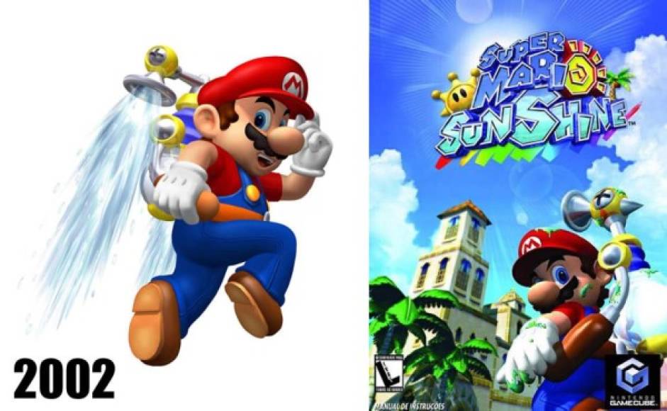 De 1996 a 2002 Nintendo volvió a lucirse. Esta vez fue con Super Mario Sunshine para Nintendo Game Cube.
