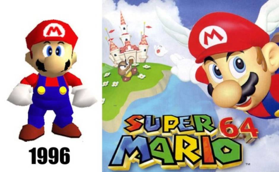 Otro de los mejores Super Mario fue su edición 64 lanzada en 1996.