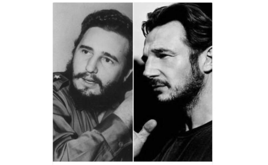 En la publicaciones se ven reacciones de sorpresa, y hasta de bromas por una posible actuación del actor haciendo de Castro en un ‘biopic’.