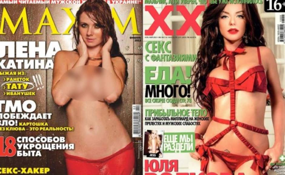 Las chicas continuaron posando para revistas de forma muy sexy.