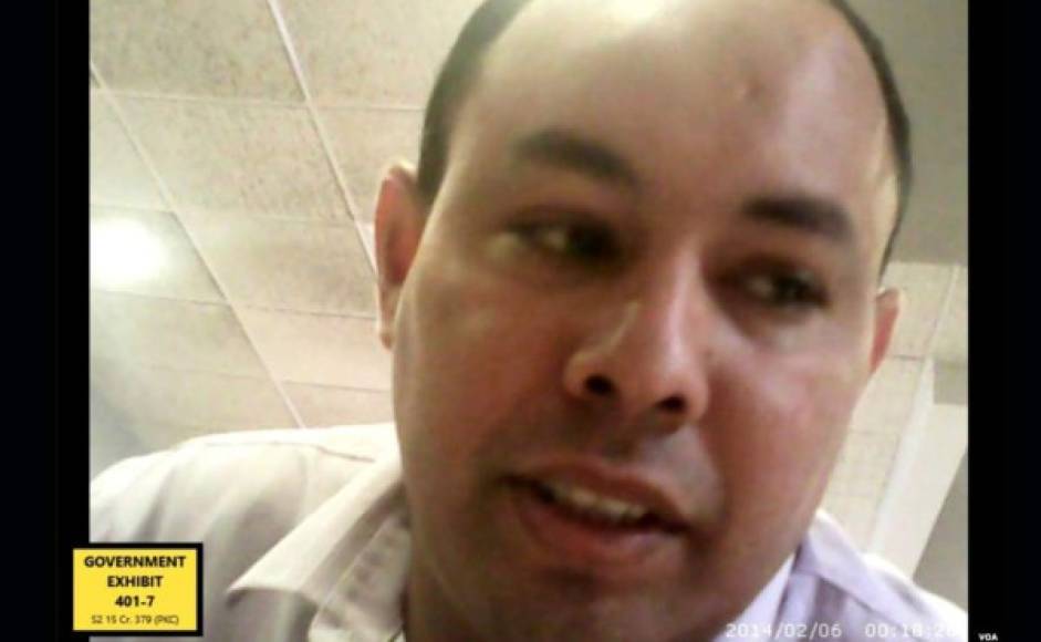 Óscar Ramírez, alias El Alero, abogado de Tony Hernández. Hugo Díaz Morales, alias el Rojo, aseguró que el hondureño pagaba sobornos a fiscales y jueces.