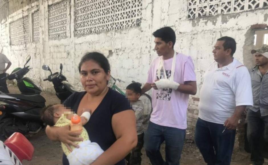 Muchos de los hondureños que no tuvieron heridas de gravedad fueron dados de alta luego de ser atendidos.