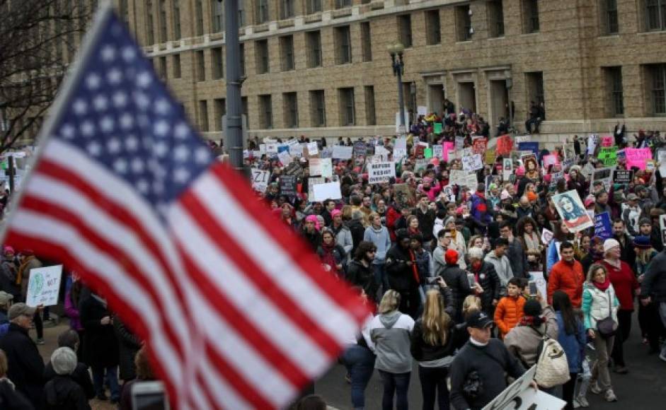Las manifestaciones movilizaron a miles de mujeres de todo Estados Unidos.