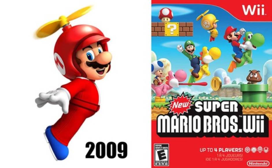 Para 2009 Nintendo lanzó New Super Mario Bros.Wii, obviamente para la consola Wii.