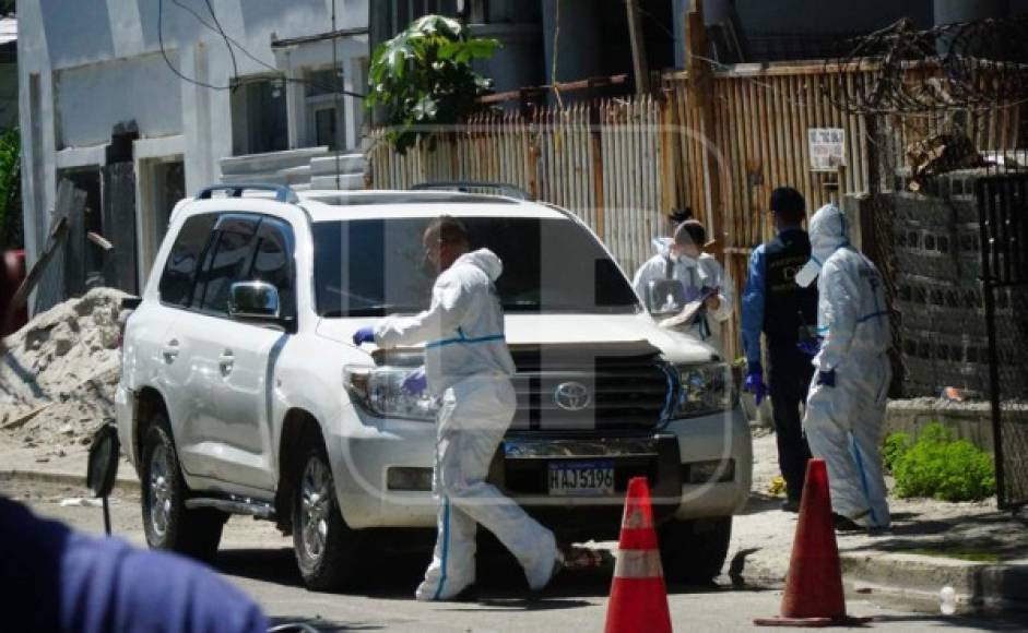 Miguel Carrión tenía una oficina de lotificaciones; afuera estaba estacionada su camioneta blanca Toyota Prado, placas HAJ 5196.
