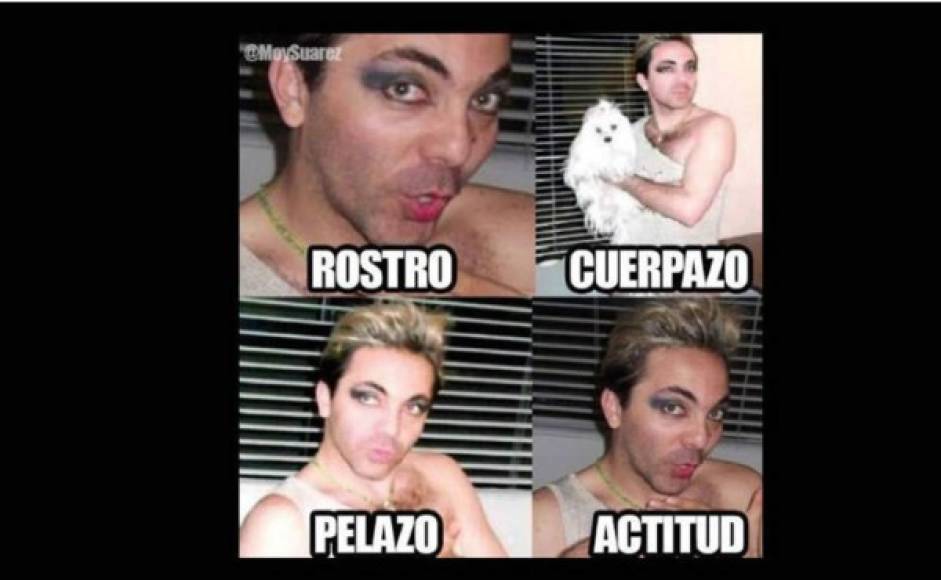 Con memes se burlan de Cristian Castro.