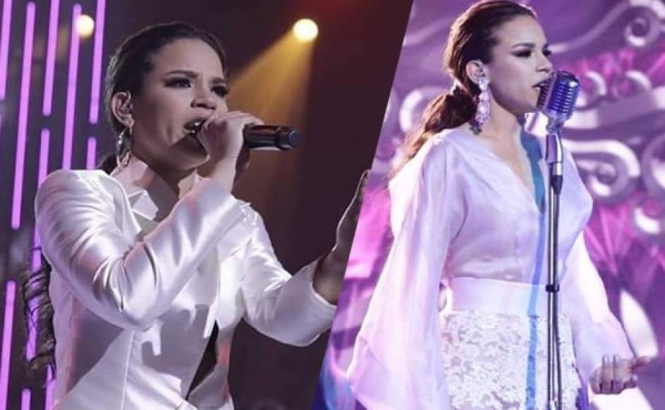 En diferentes escenarios y atuendos, la hondureña Angie Flores brilló en el 12avo concierto de La Academia, donde volvió a coronarse como a favorita del público.