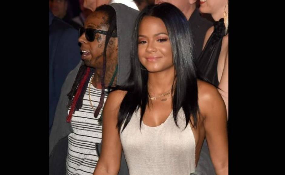 El rapero Lil Wayne y la cantante y personalidad de TV Christina Milian.