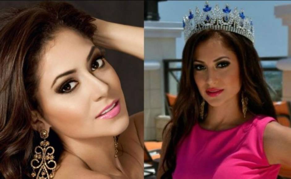 Karla Monje con años triunfa en el modelaje y reinados de belleza representando a Honduras.