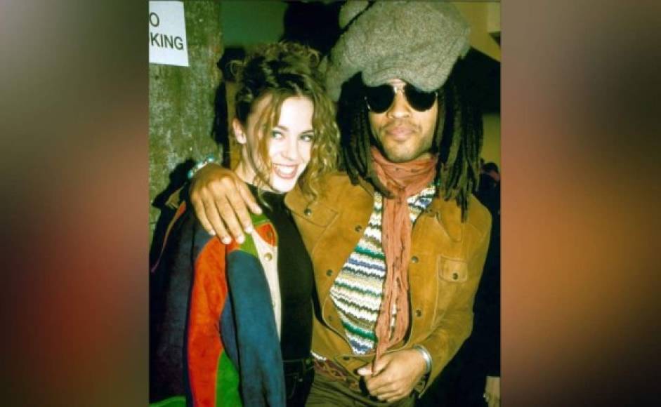 Kylie Minogue & Lenny Kravitz: A comienzo de los 80′s, Kylie Minogue y Lenny Kravitz formaron esta inetersante pareja musical.