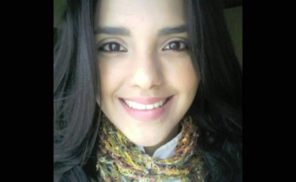 Paz Valladares es la actual novia de la Escuela de Periodismo de Honduras.