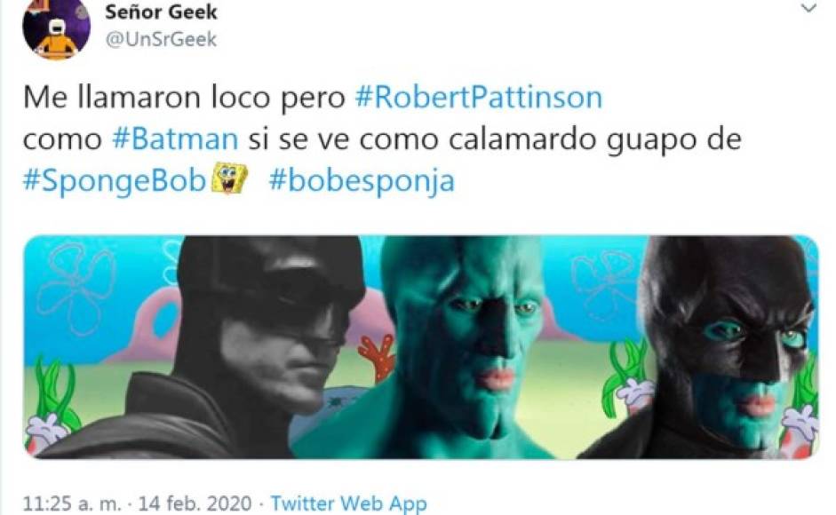 MIRA: <a href='https://www.laprensa.hn/fotogalerias/farandula/1285265-411/robert-pattinson-memes-nuevo-batman-no-alegra-fans' style='color:red;text-decoration:underline' target='_blank'>Robert Pattinson nombrado como el nuevo Batman no alegra los fans</a>