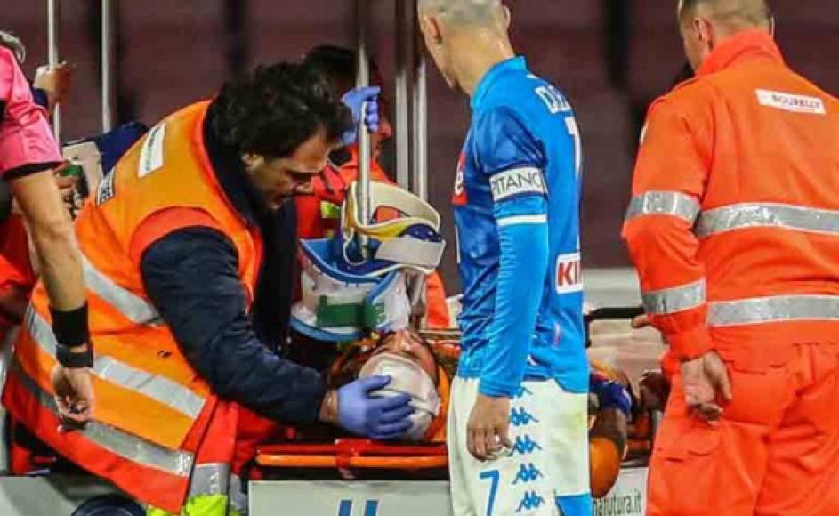 <br/>'Ospina no tiene nada grave. Le han realizado un escáner y el resultado ha sido negativo. Va a permanecer bajo vigilancia toda la noche', declaró el entrenador Carlo Ancelotti tras la victoria de su equipo 4-2 frente al Udinese.