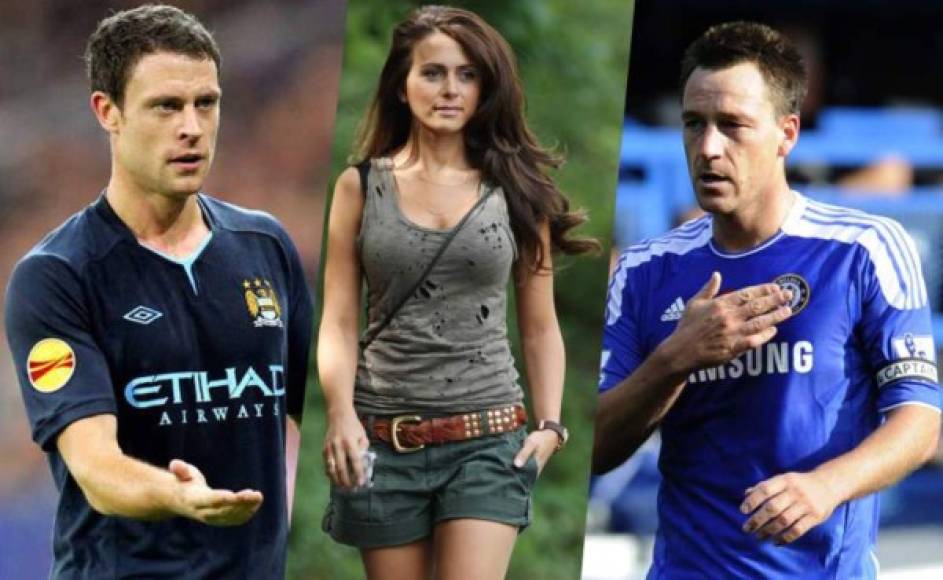 John Terry y Wayne Bridge - Vanessa Perroncel: Uno de los casos más conocidos y mediáticos del Reino Unido. Terry fue acusado de haber tenido una aventura con la modelo Vanessa Perroncel. La guapa francesa era ex novia de Wayne Bridge, compañero de equipo del inglés. Este escándalo le costó perder la capitanía de la selección y probablemente también un amigo.