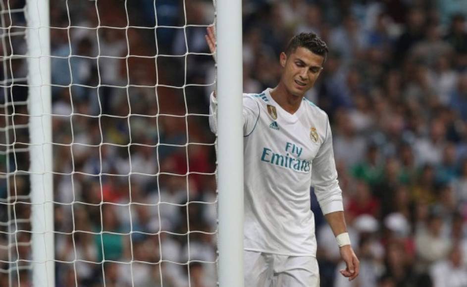 La cara de Cristiano Ronaldo lo dice todo.