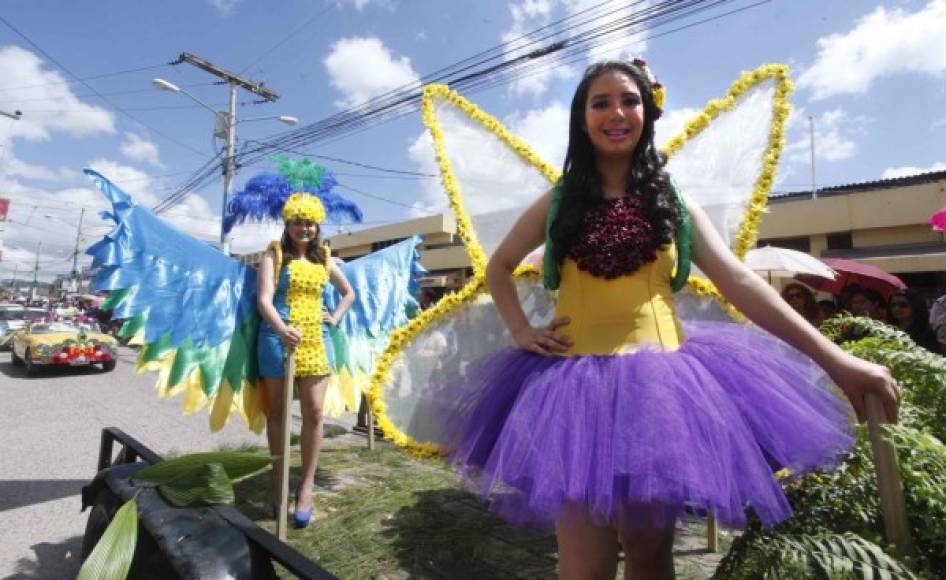 Los pobladores de Siguatepeque disfrutan cada año del Festival de las Flores.