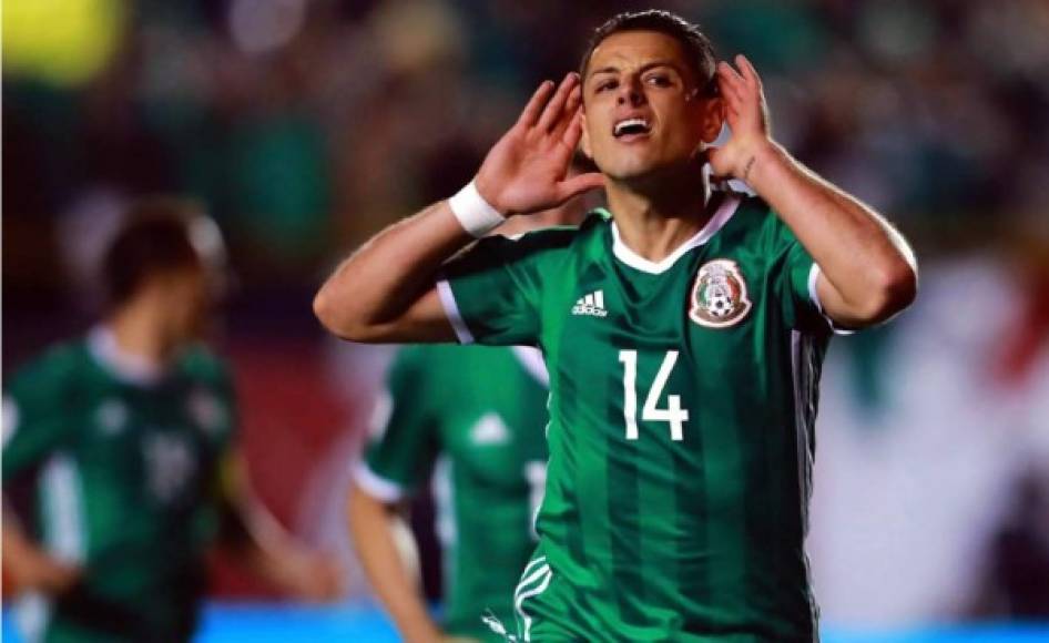 Javier 'Chicharito' Hernández sí que se le podría adjudicar el dicho popular de que ha cambiado más veces de novia que de camiseta, pero también ha estrenado más chicas en su lista de conquista que goles con la Selección de México este año. En 2018 solamente suma un tanto, el que le hizo a Corea del Sur en el Mundial de Rusia 2018.