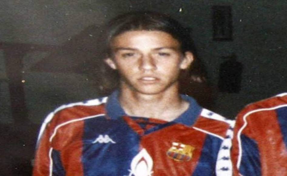 Uno de los más identificados con el Real Madrid, en una imagen con la camisola del Barcelona.