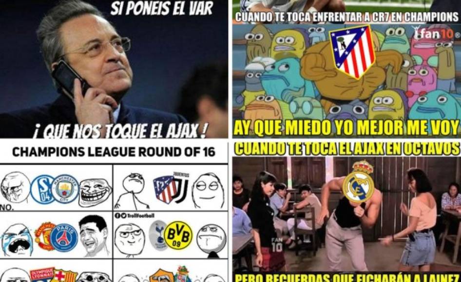 Los divertidos memes del sorteo de los octavos de final de la Champions League.