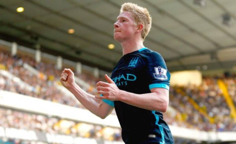 El belga Kevin de Bruyne (Manchester City.