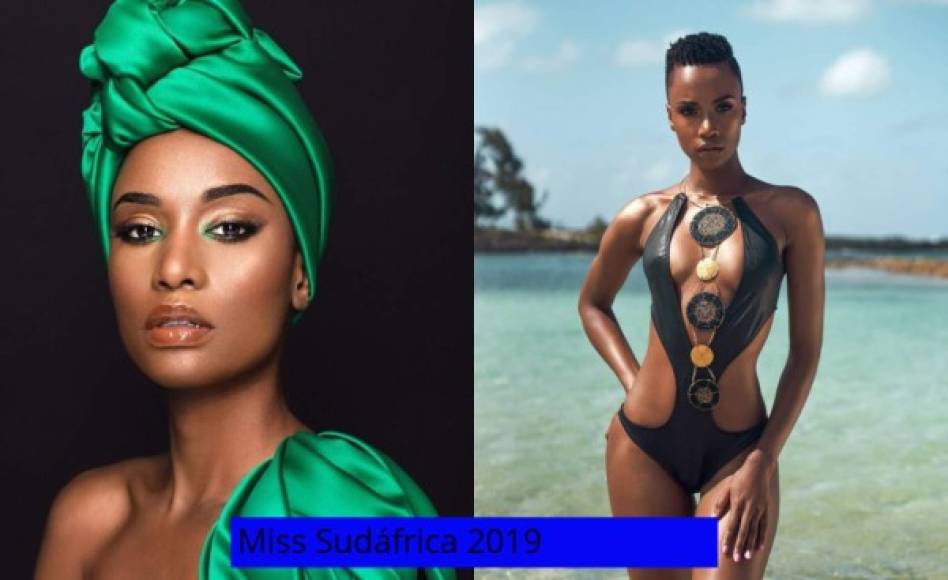 Zozibini Tunzi (26 años) - Miss Sudáfrica Universo 2019