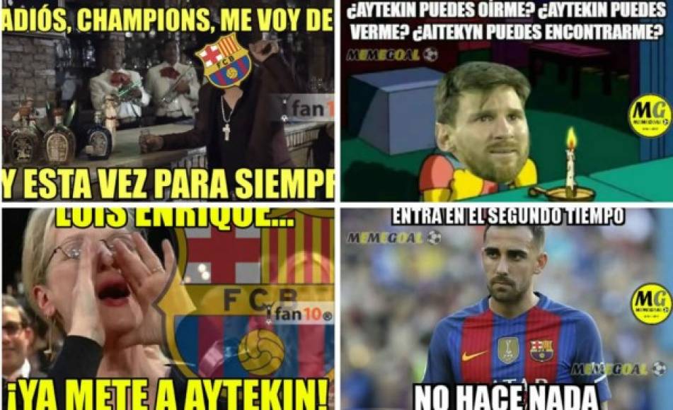 El Barcelona quedó eliminado de la UEFA Champions League al no superar a la Juventus y los memes no se han hecho esperar en las redes sociales. Estos son los mejores.