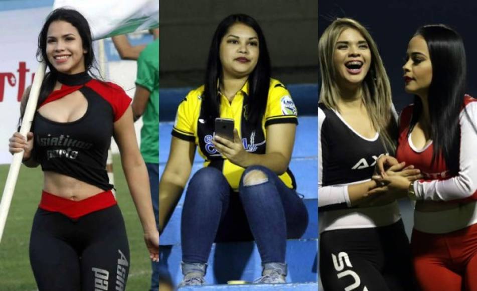 Las hermosas chicas que engalanaron la segunda jornada del Torneo Clausura 2019 de la Liga Nacional de Honduras.