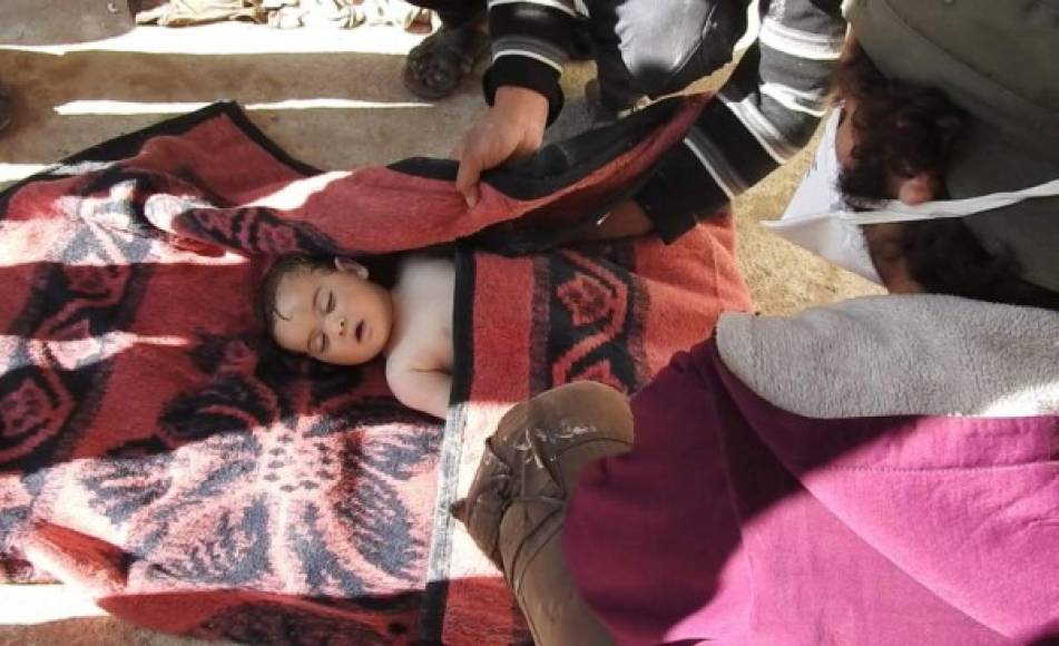 Al menos una decena de niños murieron durante el ataque registrado este martes en Siria.