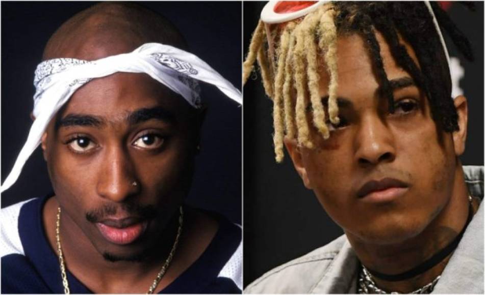 En la lista se hallan dos de los mejores raperos de todos los tiempos:Tupac y The Notorious B.I.G.