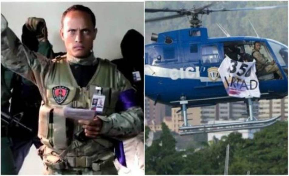 Un grupo a bordo de un helicóptero de la policía científica de Venezuela (CICPC), liderado por el inspector Oscar Pérez, sobrevoló hoy la sede del Tribunal Supremo en Caracas con un mensaje por la 'libertad' del país y luego el mismo agente pidió a través de un vídeo la renuncia de Nicolás Maduro.