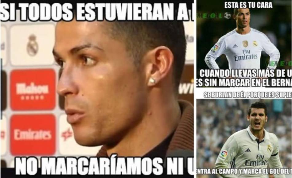 Los memes se ceban con Cristiano Ronaldo tras irse en blanco en la victoria del Real Madrid sobre el Athletic de Bilbao en la Liga española.