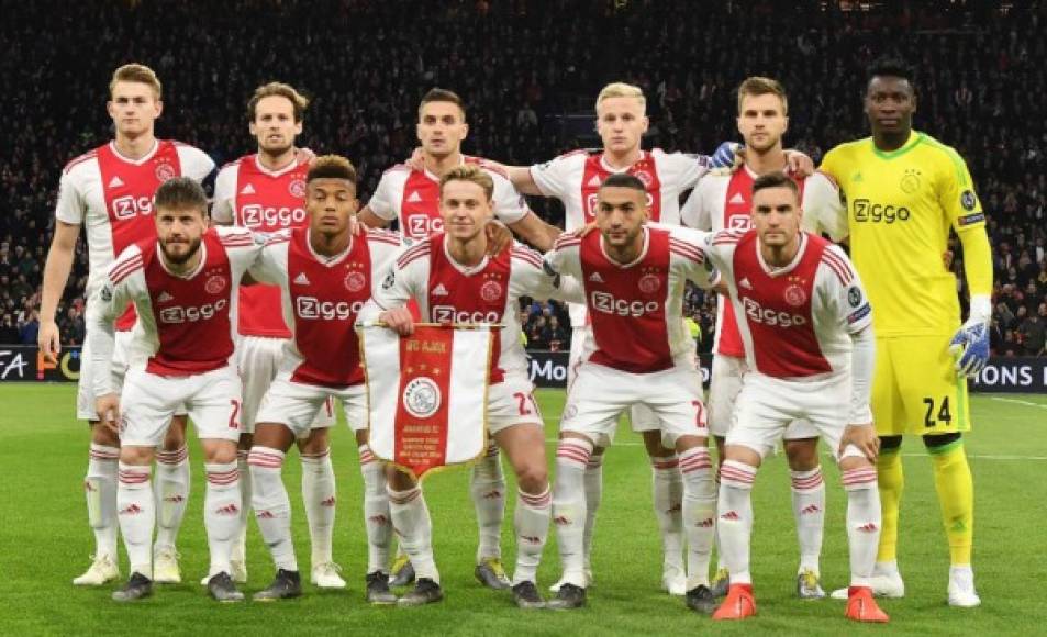 Este fue el 11 titular del Ajax ante la Juventus.